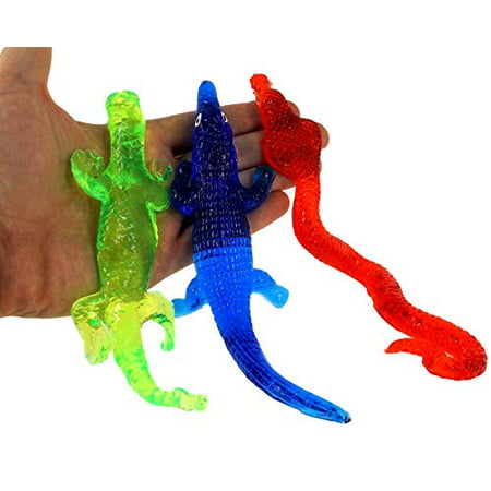 Stretchy Lizards Kids Party Bag Fillers Stretch Novelty Gift Boy Girls Toy